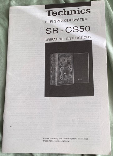 Technics cs50 sistema di - sb-cs50,