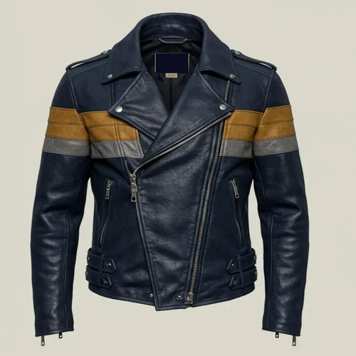 Giacca pelle corsa uomo - in, da