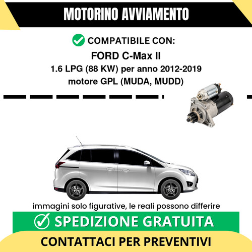 Motorino avviamento ford max - motorino,