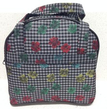 BORSA FANTASIA FIORI 23 X 24 CM HAND BAG FLOWERS VINTAGE 