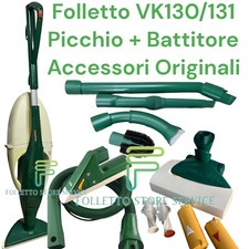 Folletto VK130/131 Completo Battitappeto Tubo Picchio Divano Accessori Originali
