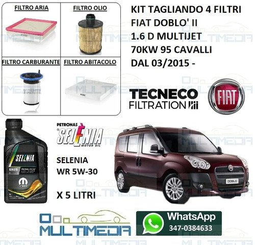 Kit tagliando filtri olio - tagliando,