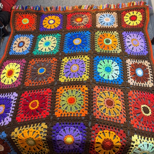 Coperta vintage fatta mano - coperta,