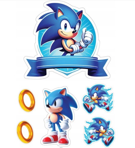 Sonic riccio blu commestibile - riccio,