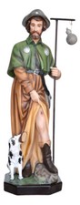 Statua San Rocco cm 80