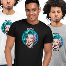 T-shirt retrò Vibes nostalgia