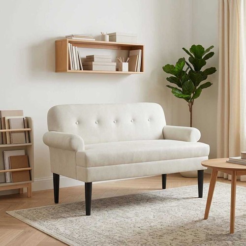 Loveseat con bottoni - , imbottiti