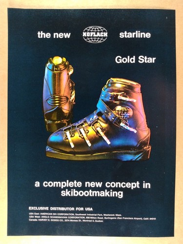 1965 koflach gold star ski - star,