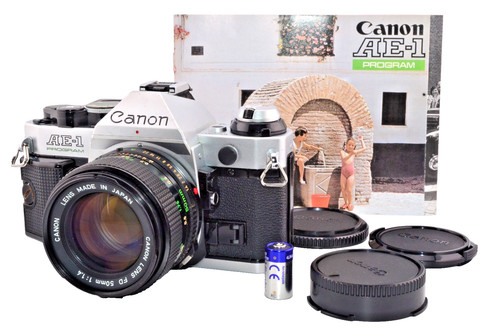Canon program 35mm film - canon, ae-1