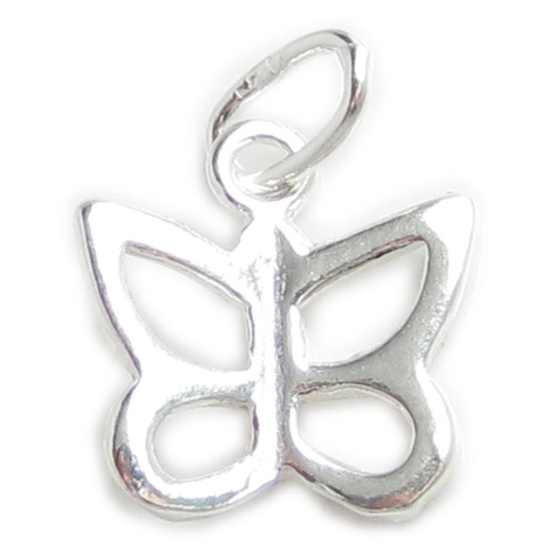 Farfalla tiny charm argento - farfalla,