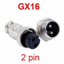 Coppia connettori GX16 2 pin
