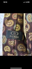 Cravatta Fendi 100% Seta