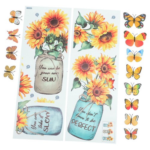 Adesivo murale girasole - , pvc