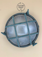 applique  da parete ottone stile navale, industrial 