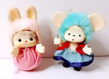 Coppia Topi Topini Coniglietto Kawaii anni 80 tipo Moncicci' loose