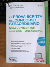 LA PROVA SCRITTA CONCORSO STRAORDINARIO SCUOLA - QUIZ COMMENTATI