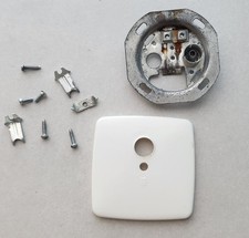 Presa e Spinotto Antenna TV anni 70 Vintage placca mascherina vecchia D epoca 