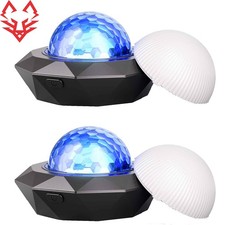 2x LED strobo sfera discoteca
