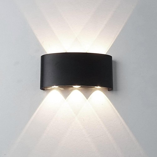 Applique led nero - , esterno