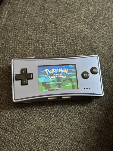 Gameboy micro bleue grise - gameboy, bleue/grise