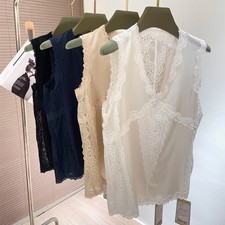 Canottiera donna vera seta di