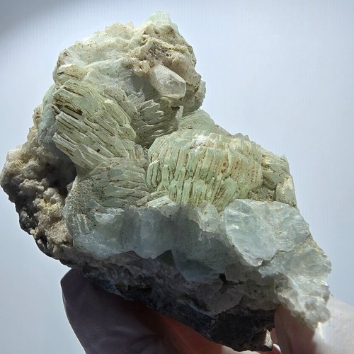 Sfera prehnite punte - sfera, di