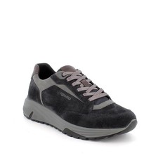 Sneakers IGI&CO scarpa sportiva uomo MADE IN ITALY in camoscio special blu