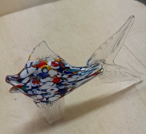 Vetro murano vintage pesce - vetro,