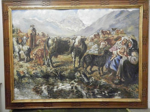 Dipinto olio cartone - dipinto,