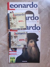 Leonardo L'artista + Le Macchine - CD-ROM - 2001 - Con 3 Fascicoli - Nuovi 