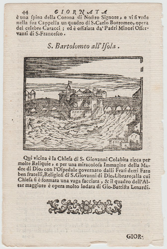 Stampa antica martinelli isola - antica,