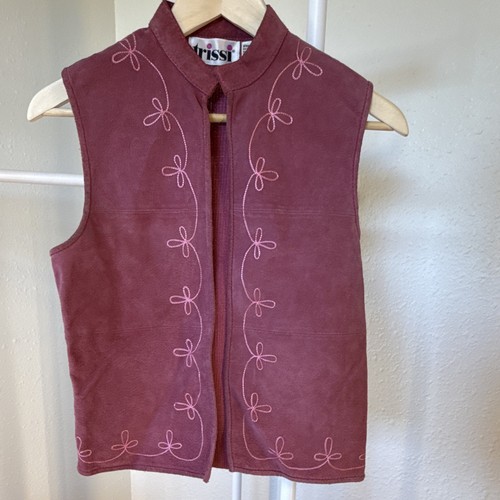 Trissi gilet corto donna pelle - corto,