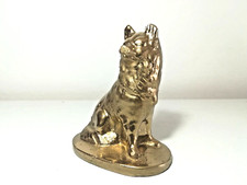 Soprammobile cane colore oro