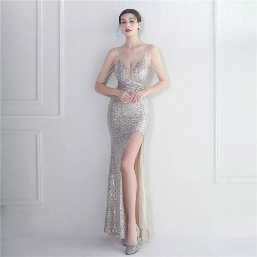 Vestito abito elegante lungo - abito,