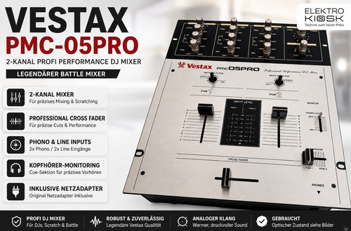Vestax pmc 05pro - mixer, dj