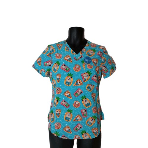 Cherokee scrub top cani stampa - cherokee,