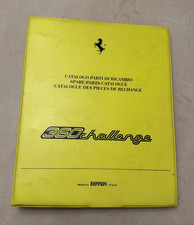 Catalogo manuale ricambi originali Ferrari 360 Challenge ref 1550/00