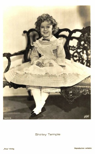 Shirley temple cartolina - temple,