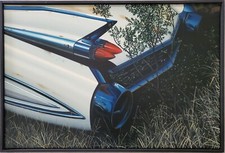 Dipinto olio fotorealismo auto