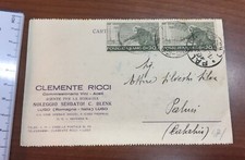 1926 Lugo di Romagna Clemente Ricci Vini Serbatoi affr 2x 20 Cent San Francesco