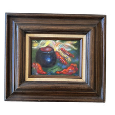 Quadro Natura morta vaso blu