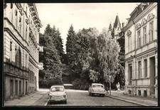 Eberswalde-Finow, scala di Goethe, cartolina 