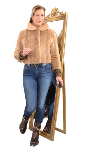 Us5469 giacca visone vera - us5469, di