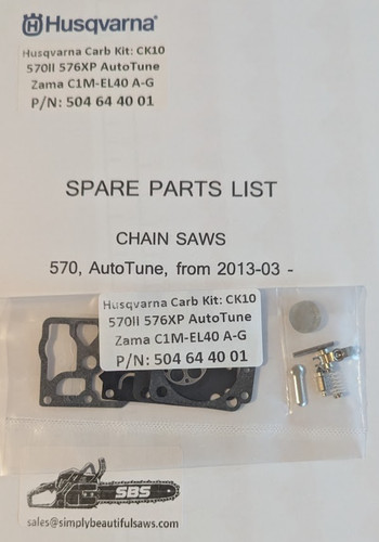 Kit riparazione carburatore