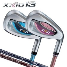 Dunlop XXIO 13 Set di ferri da stiro da donna 7-9 Pw Sw 5 pezzi, bordeaux, blu MP1300L A, L