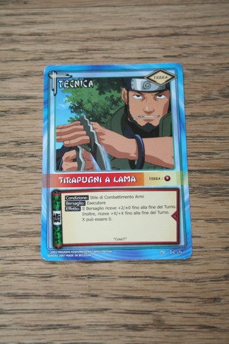 Card game tecnica naruto - card, terra