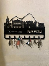 Porta chiavi da parete Napoli skyline, per arredamento e idea regalo