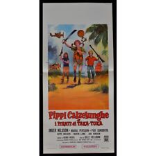 locandina PIPPI CALZELUNGHE E I PIRATI DI TAKA TUKA inger nilson B170