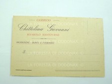 CARTOLINA CHITTOLINA CASEIFICIO RIVAROLO MANTOVANO FORMAGGIO BURRO MN