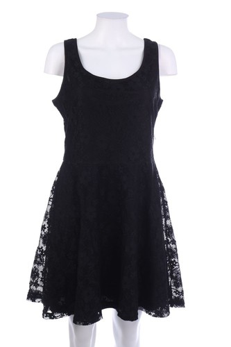 Terranova abito pizzo nero - l,
